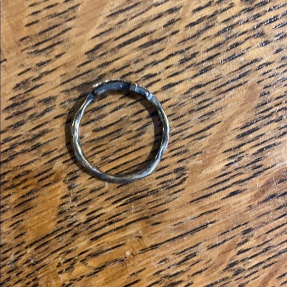 Vtg Silpada Hammered Silver and Gold Cross Ring - Picture 9 of 11